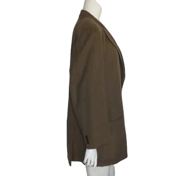 MCKENZIE TRIBE Sport Coat, 46R, Olive Green, Wool/Cashmere, Leather trim - Picture 6 of 12